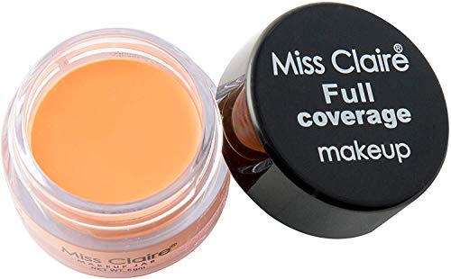 Product Cover Miss Claire Full Coverage Makeup + Concealer #12, Orange, 6 g