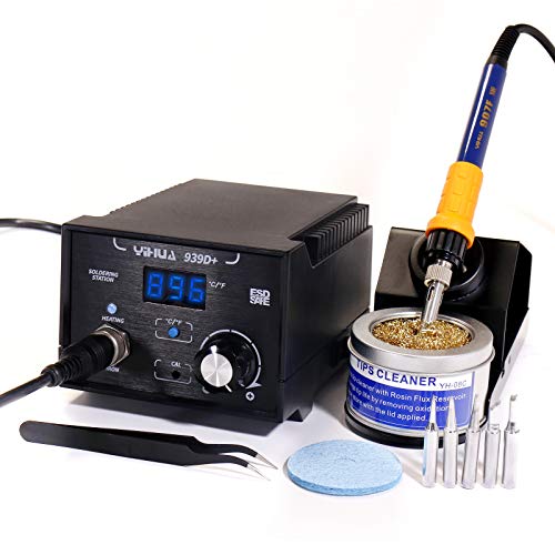 Product Cover YIHUA 939D+ Professional 75W Digital Soldering Iron Station ESD SAFE Lead Free °F /°C