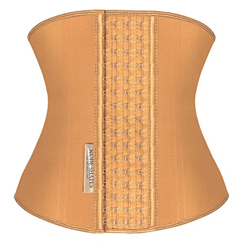 Product Cover NUDE SHAPES Waist Trainer for Women Weight Loss Corset Latex Cincher Shaper Fajas Reductoras y Moldeadoras (Natural, X-Large)