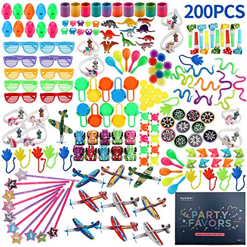Product Cover Amy&Benton 200PCS Goodie Bag Fillers Party Favors for Kids Birthday Pinata Filler Toy Assortment Prizes for Kids Classroom Rewards