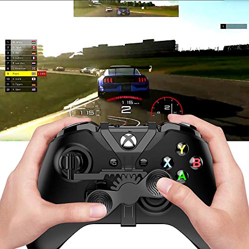 Product Cover Xbox One Mini Steering Wheel, Xbox One Controller Add-on Replacement Accessories for All Xbox Racing Game (Black)