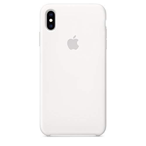 Product Cover MmtCase iPhone XR Case (6.1 inch), Soft Liquid Silicone Shock-Absorption Case with Soft Microfiber Cloth Lining Cushion - 6.1inch (White)
