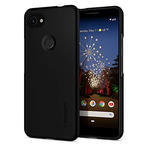 Product Cover Spigen Thin Fit Designed for Google Pixel 3a XL Case (2019) - Black