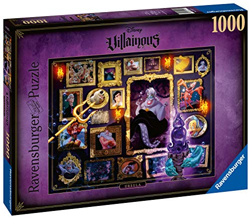 Product Cover Ravensburger Disney Villainous Ursula 1000 Piece Jigsaw Puzzle for Adults - Every Piece is Unique, Softclick Technology Means Pieces Fit Together Perfectly