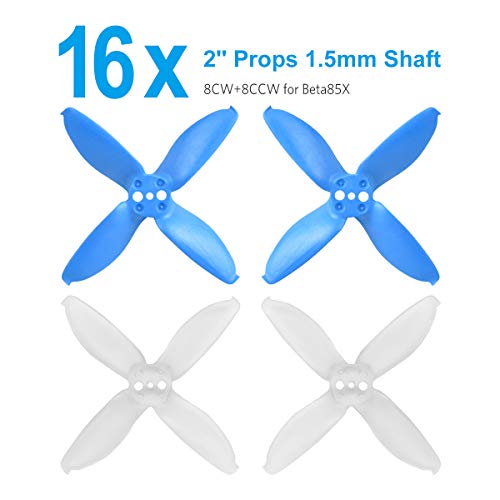 Product Cover BETAFPV EMAX Avan 16pcs 2035 4-Blade Props 1.5mm Shaft Propellers for Beta85X Whoop Drone 110x 4500-6000KV Brushless Motors