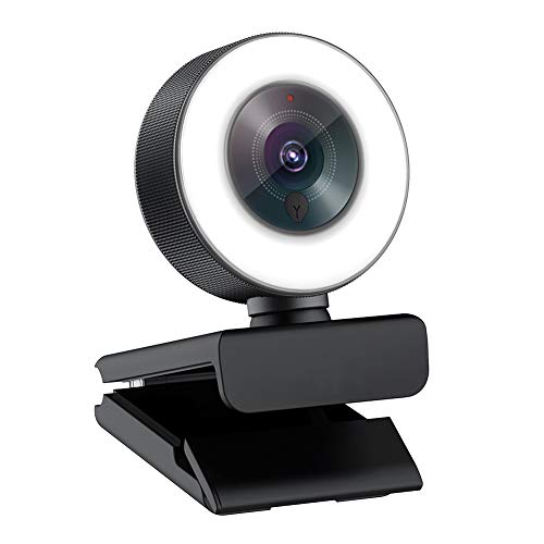 Product Cover Angetube Streaming 1080P HD Webcam Built in Adjustable Ring Light and Mic. Advanced autofocus AF Web Camera for Xbox Gamer Facebook YouTube Streamer