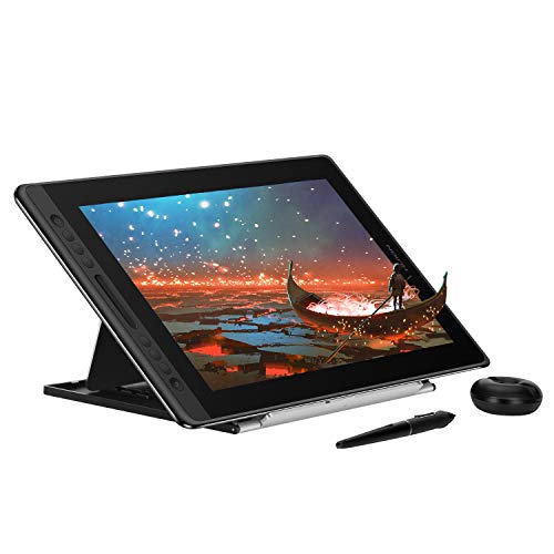 Product Cover Huion KAMVAS Pro 16 Drawing Tablet Monitor 2019 Full-Laminated Pen Display Tilt Battery-Free Stylus with Adjustable Stand- 15.6 Inches