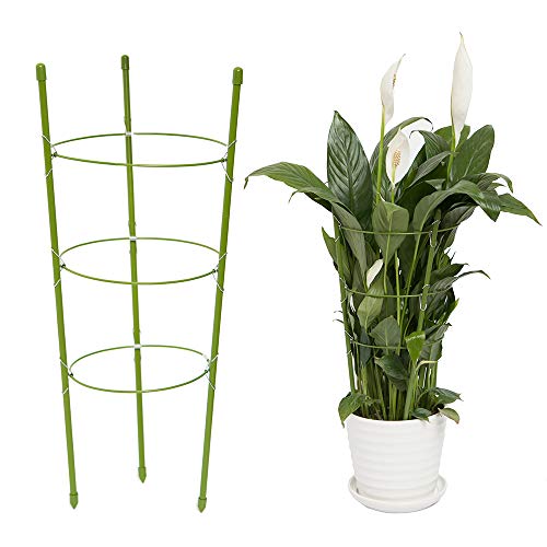 Product Cover YiTai Plant Support Cages 17.7 Inches Plant Cages with 3 Adjustable Rings, Supporter Climbing Plants