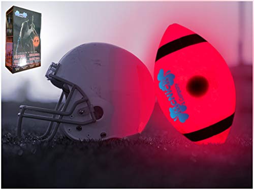 Product Cover MCNICK & COMPANY LED Glow in The Dark Youth Football - 100 Hour Battery Life - Light Up Football