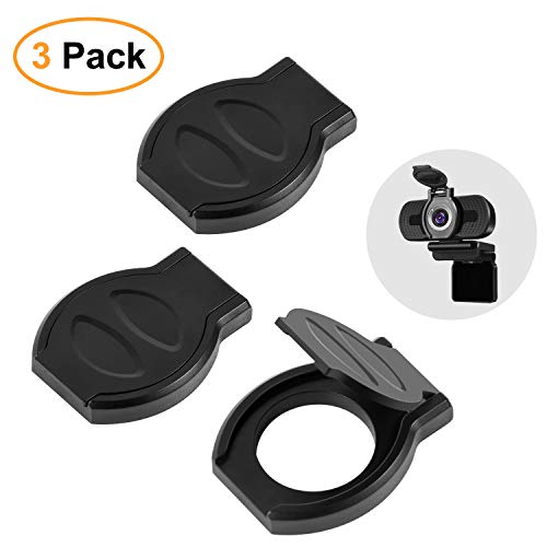 Product Cover Webcam Cover, 3 Pack Webcam Privacy Shutter Protects Lens Cap Hood Cover with Strong Adhesive, Protecting Privacy and Security for Logitech HD Pro Webcam C920 & C930e & C922X