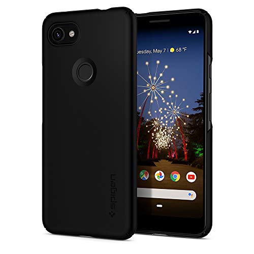 Product Cover Spigen Thin Fit Designed for Google Pixel 3a Case (2019) - Black