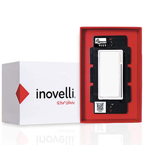 Product Cover Inovelli ZWave Dimmer Switch (Red Series) | No Neutral Required | Energy Monitoring, Repeater, 3-Way Smart Switch Technology, LED RGB Notifications, Signal Indicator | Z-Wave Plus w/S2