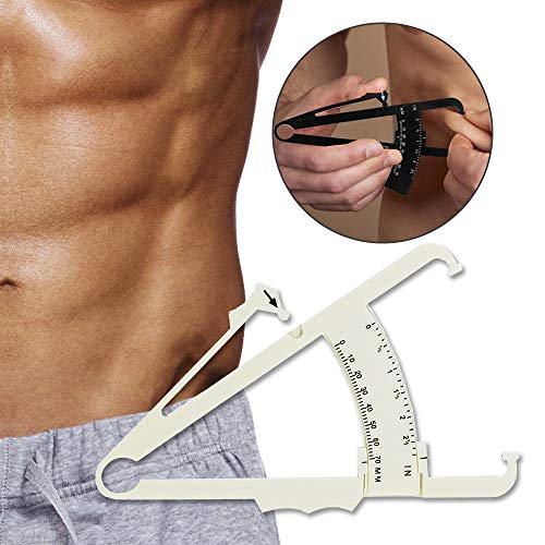 Product Cover Fat Measure Caliper,Body Fat Calipers for Accurately Measuring Caliper Measurement Tool for Body Fat with Body Fat Percentage Measure Charts