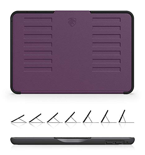 Product Cover ZUGU CASE - iPad Mini 5 & 4 Muse Case - 5 Ft Drop Protection, Secure 7 Angle Magnetic Stand (Purple)