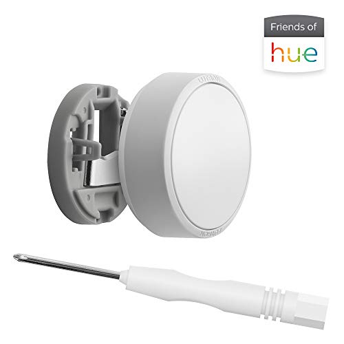 Product Cover Lutron Aurora Smart Bulb Dimmer Switch for Philips Hue smart bulbs with screwdriver, Z3-1BRL-WH-L0-A, White