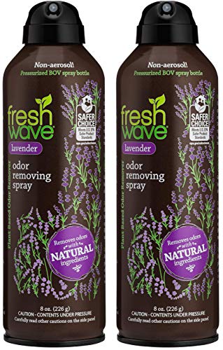 Product Cover Fresh Wave Lavender Odor Eliminator Spray & Air Freshener, Non-Aerosol, Fine Mist, 8 oz. (Pack of 2)