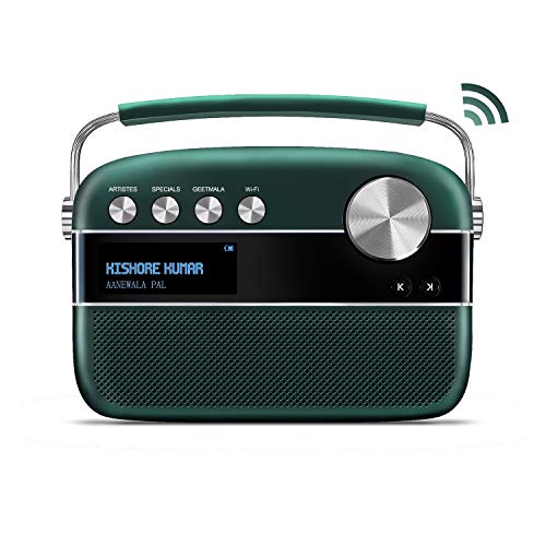 Product Cover Saregama Carvaan 2.0 Portable Digital Music Player (with 20,000 Songs) (with WiFi, Green)