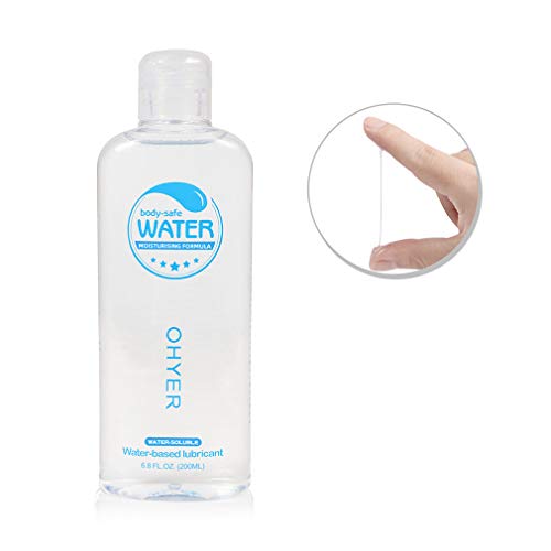 Product Cover OHYER Water Based Lubricant Personal Lubricants - Massage Oil Long Lasting - 6.8 oz Lube for Women, Men & Couples