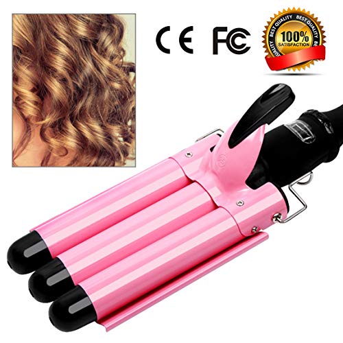 Product Cover 3 Barrel Curling Iron Hot Tools Curling Iron Fast Heating Ceramic Hair Waver Curler 25mm Hair Curling Wand (style2)