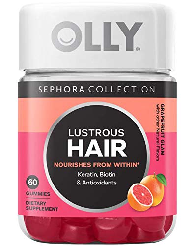 Product Cover OLLY Lustrous Hair Gummy Vitamins! Blend of Biotin, Keratin, and Powerful Antioxidants! Delicious Gummy Formulated to Support Healthy Hair! Help Your Hair Look Its Best! (Hair)