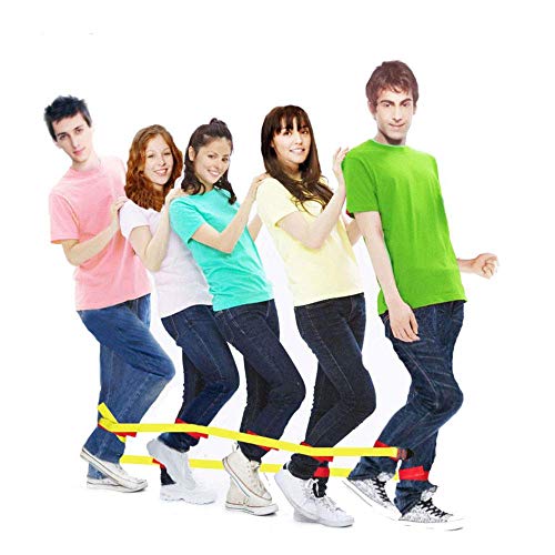 Product Cover Sonyabecca Cooperative Band Walker 5-Legged Race Band Set Game Teamwork Training for Children Adult Pack of 2