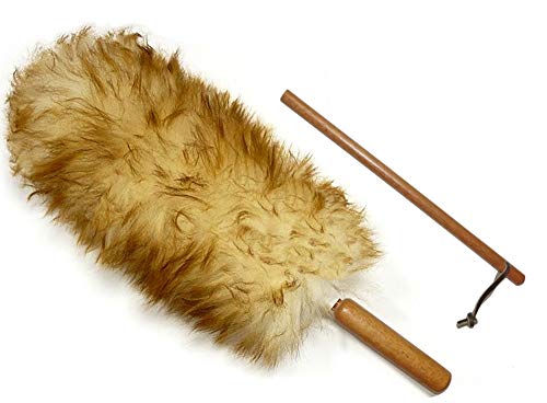 Product Cover Premium Australian Lambs Wool Duster Wand with Free Extender Pole (18