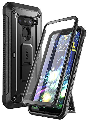 Product Cover SupCase Unicorn Beetle PRO Series Case for LG V50 / LG V50 ThinQ 5G Case 2019, Full-Body Protective Case with Built-in Screen Protector Kickstand & Holster Clip (Black)