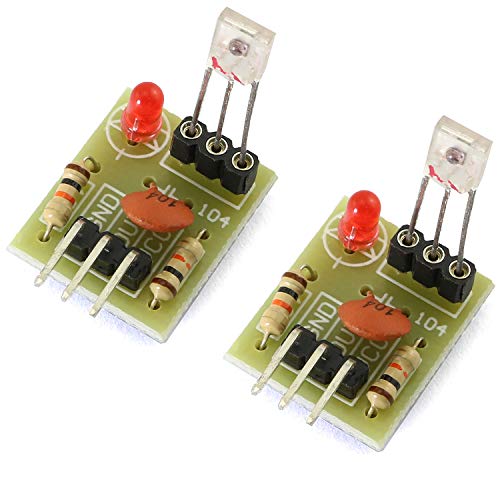 Product Cover DZS Elec 2PCS 5V Laser Recevier Sensor Module Board for Arduino Raspberry Pi Non-modulated