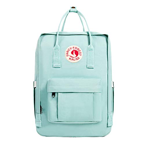 Product Cover KALIDI Casual Backpack for Women,15 Inches Laptop Classic Backpack Camping Rucksack Travel Outdoor Daypack College School Bag (Mint Green)