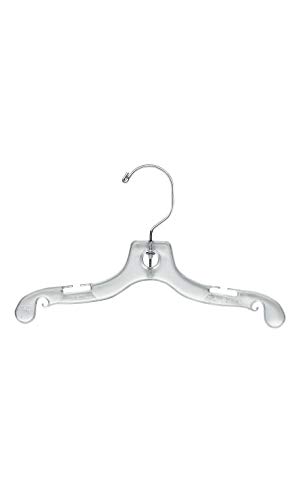 Product Cover SSWBasics 10 inch Clear Plastic Children's Dress Hangers- Case of 100