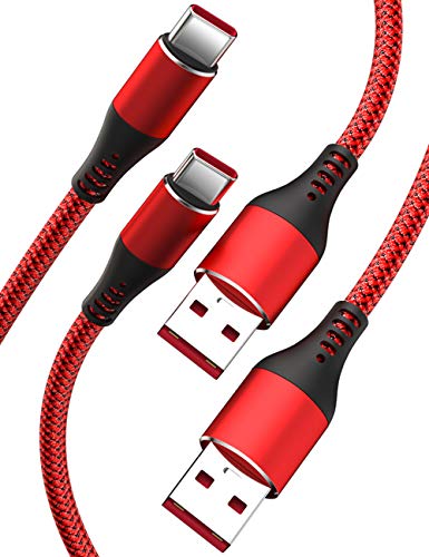 Product Cover iMangoo 2 Pack USB C Dash Cable, 6.6ft Rapidly Charging Cable for OnePlus 7 Pro Wrap Charging Cord Braided Fast Data Syncing Type C Charger Cable for OnePlus 7T 7 Pro OnePlus 6T 6 OnePlus 5T 5