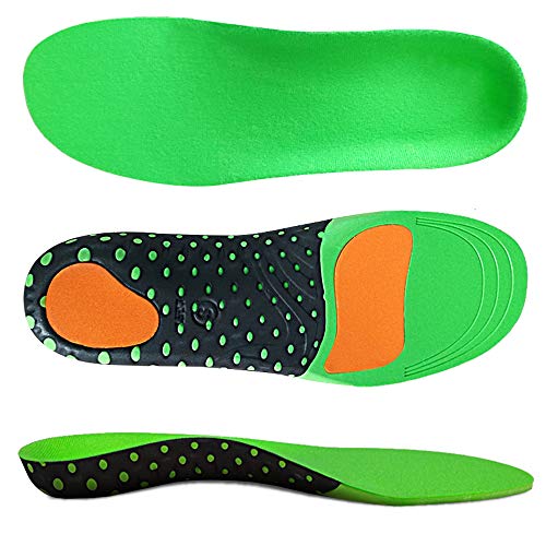 Product Cover VoMii for Arch Support Insoles, Flat Feet, Plantar Fasciitis Orthotic Inserts with EVA Sports Comfort Best Shock Absorption Breathable Insole for Men and Women, L(Men's 10-12.5)