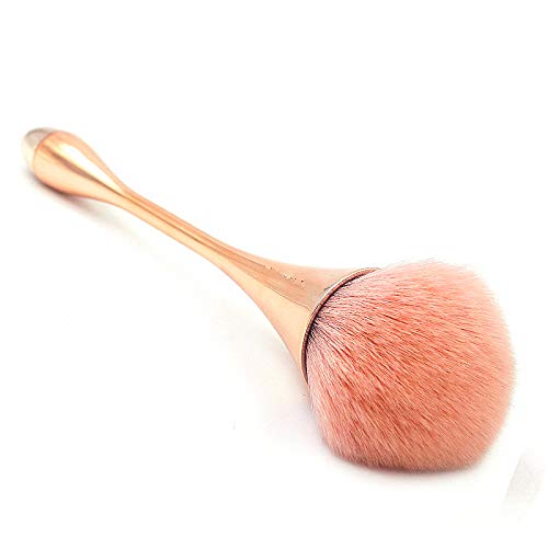 Product Cover Large Powder Mineral Brush，Foundation Makeup Brush,Powder Brush and Blush Brush for Daily Makeup (Rose Gold)
