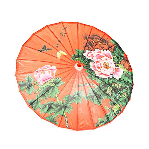 Product Cover ASIAN HOME Rainproof Handmade Chinese Oiled Paper Umbrella Parasol 33