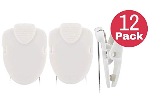 Product Cover 1InTheOffice Cubicle Clips, White, 12/Pack