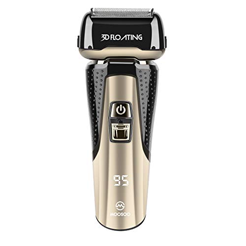 Product Cover MOOSOO M Electric Shaver for Men Foil Wet Dry Electric Razor With Precision Trimmer, Rechargeable, Clean & Charge Station G3