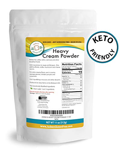 Product Cover Heavy Cream Powder(11 oz): GMO and Preservative Free: Produced in the USA: Keto Friendly, Add Healthy Fat to Coffee, Freshness Locked in Package
