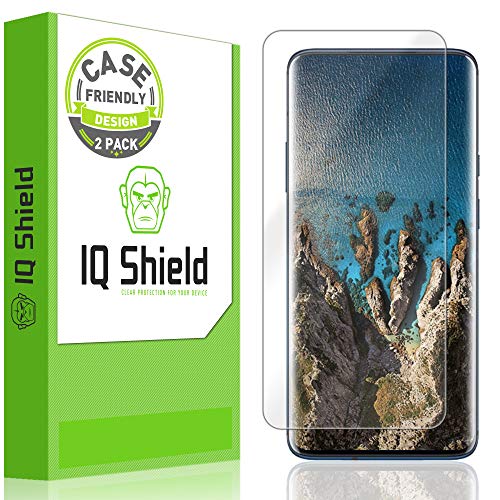 Product Cover IQ Shield Screen Protector Compatible with OnePlus 7 Pro (2-Pack)(Case Friendly) LiquidSkin Anti-Bubble Clear Film