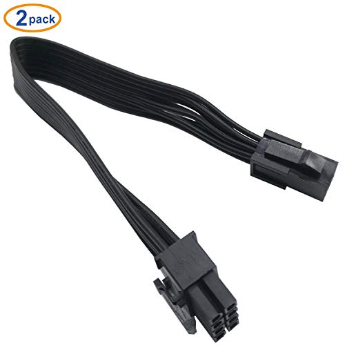 Product Cover (2-Pack) COMeap ATX 4 Pin to Motherboard CPU 8 Pin Converter Adapter Extension Cable for Power Supply with ATX 4 Pin Port 9.5-inch(24cm)