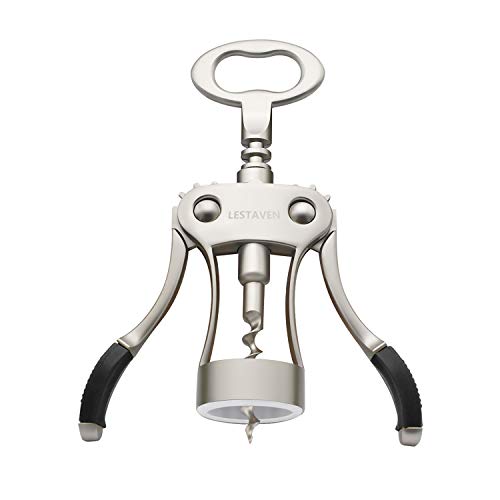 Product Cover Stainless Steel Wing Corkscrew Wine Opener, Waiters Corkscrew Cork and Beer Cap Bottles Opener Remover, Used in Kitchen Restaurant Chateau and Bars
