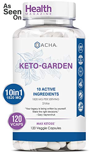 Product Cover DACHA Ultra Fast Keto Boost - 1820 mg KetoGarden Pure Pills, 6X Extreme Rapid Ketosis, Manage Cravings Super Fast, Utilize Fat for Energy, Perfect Exogenous Ketones, Slim Weight Loss, Burn Xtreme