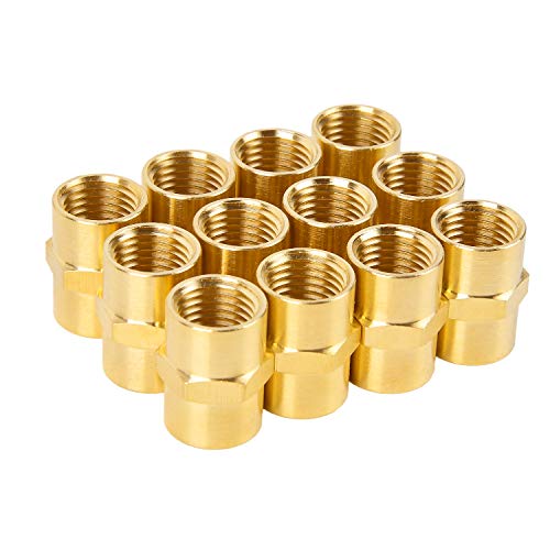 Product Cover Air Hose Fittings, SUNGATOR Brass Pipe Fitting, Coupling 1/4