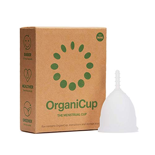 Product Cover OrganiCup Menstrual Cup - Size Mini - Rated #1 in Menstrual Cups - FDA Registered - Soft, Flexible, Reusable Medical-Grade Silicone