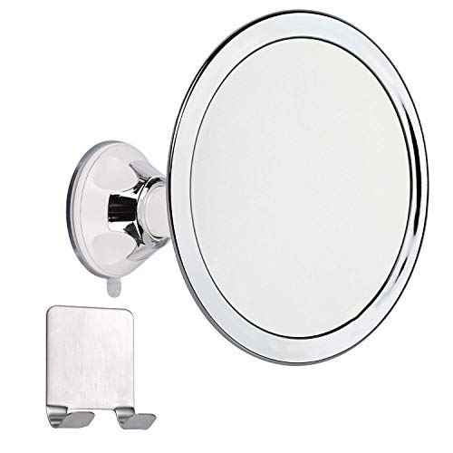 Product Cover Houseables Shower Mirror for Shaving, Fogless, Makeup, 2x Magnified, 6.5
