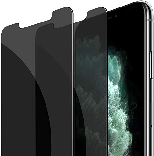 Product Cover Fotbor Compatible with iPhone Xs/iPhone X/iPhone 11 Pro Screen Protector Privacy Tempered Glass, Anti Spy/Scratch Case Friendly 5.8 Inch 2 Pack