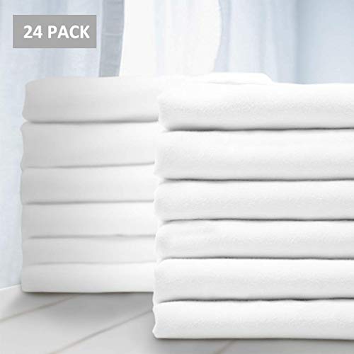 Product Cover BALICHUN Premium Queen Pillowcases 24 Pack - Standard White - 1800 Thread Count - Soft Brushed Microfiber Hypoallergenic - Wrinkle Resistant - Tailoring Iron - Bulk Pillowcase Set of 24,2 Dozens