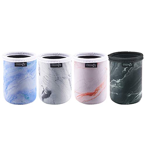 Product Cover CM Soft Neoprene Standard Can Sleeves Insulators Standard Can Covers for Standard 12 Fluid Ounce Energy Drink & Beer Cans, 4 Pcs