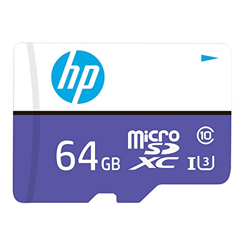 Product Cover HP 64GB mx330 Class 10 U3 microSDXC Flash Memory Card, Read Speeds up to 100MB/s (HFUD064-1U3PA)