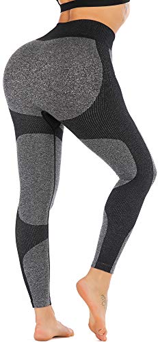 Product Cover RUNNING GIRL Women Butt Lift Seamless Yoga Leggings High Waisted Tummy Control Workout Leggings Compression Skinny Tights