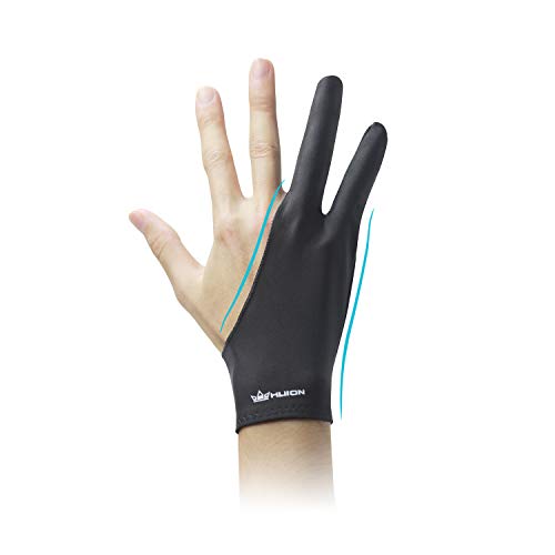 Product Cover Huion Artist Glove Drawing Gloves for Graphics Drawing Tablet Light Box Tracing Light Pad -Free Size Smudges Prevents